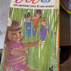 Kids Doll with Brown Hair and Purple Outfit